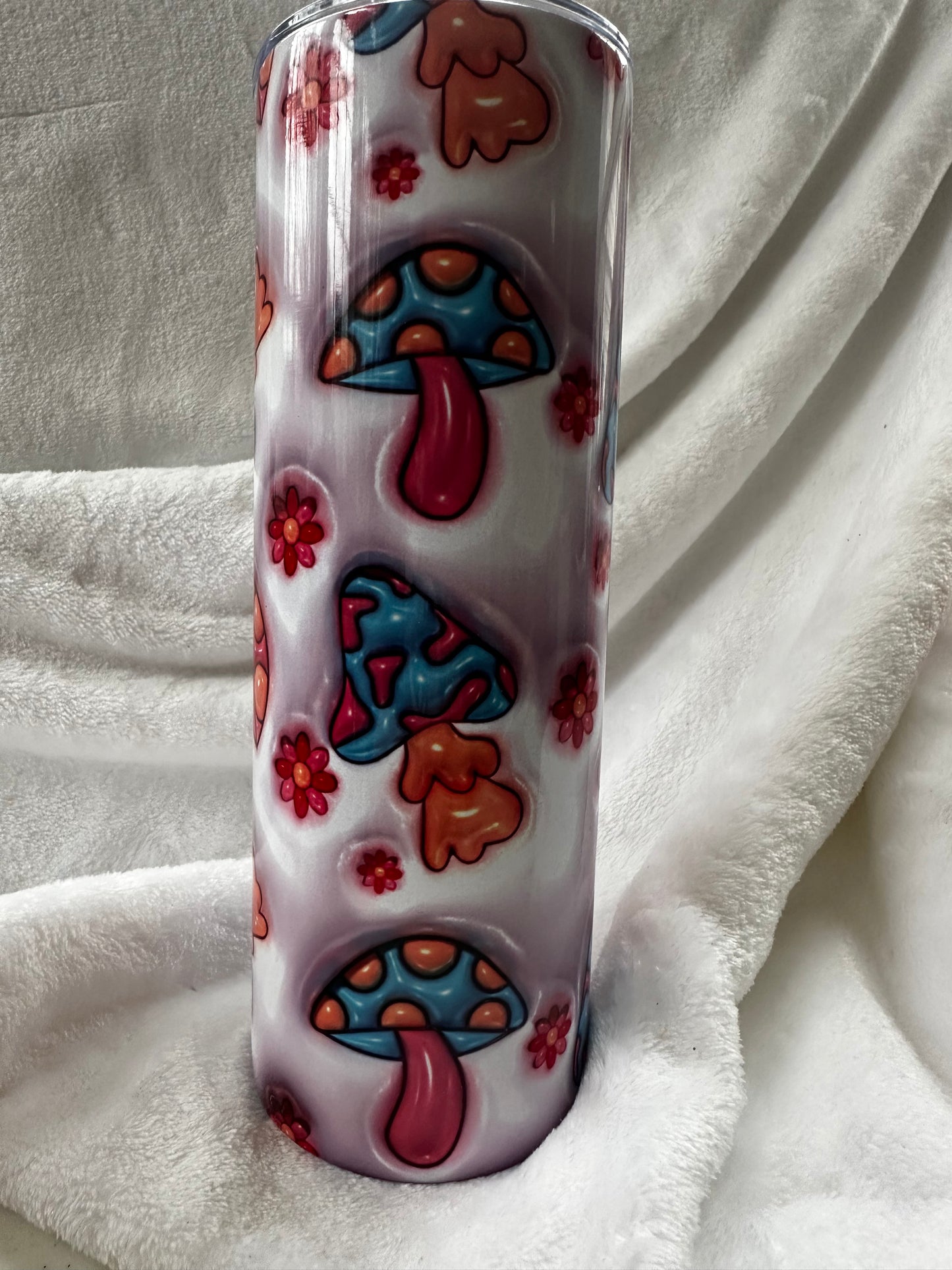 Puffy Mushrooms 20 oz Tumbler