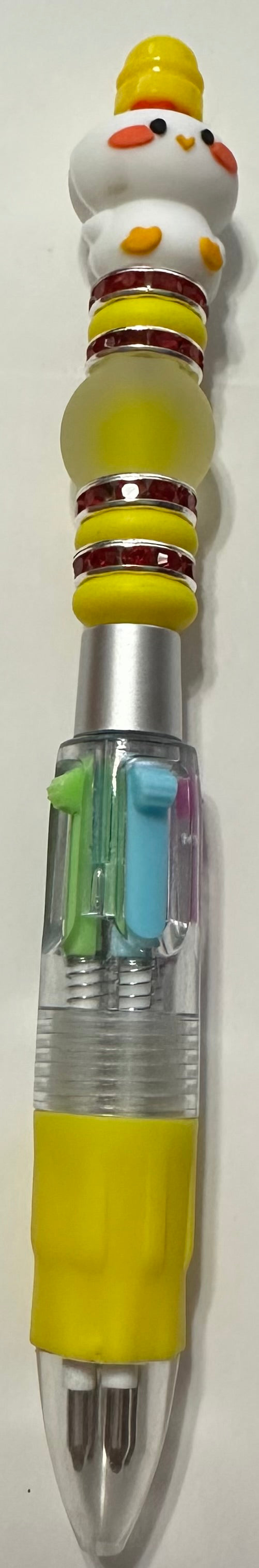 Beaded Multi-Color Pens