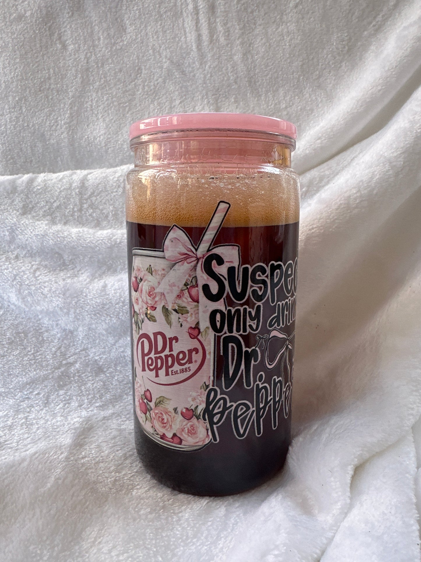 Pre-made 16 oz Snow Globe Tumblers