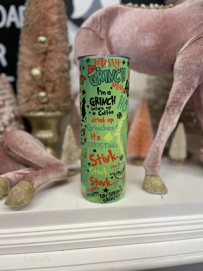 Naughty Grinch 20 oz Tumbler
