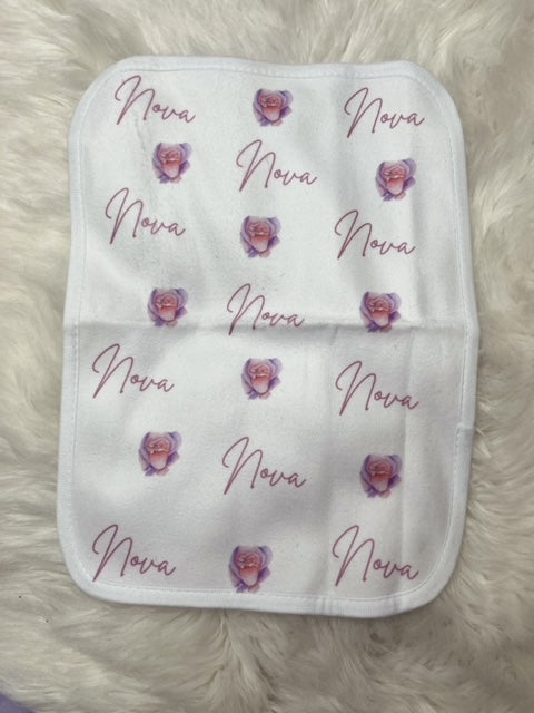 FLEECE BABY BURP CLOTHS (3 PK)
