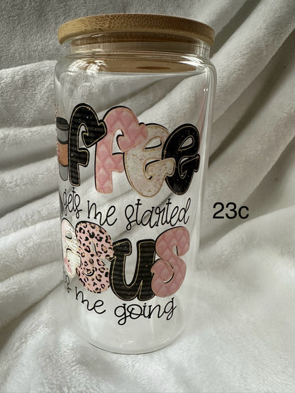 16 oz Libby Glass Can Cup