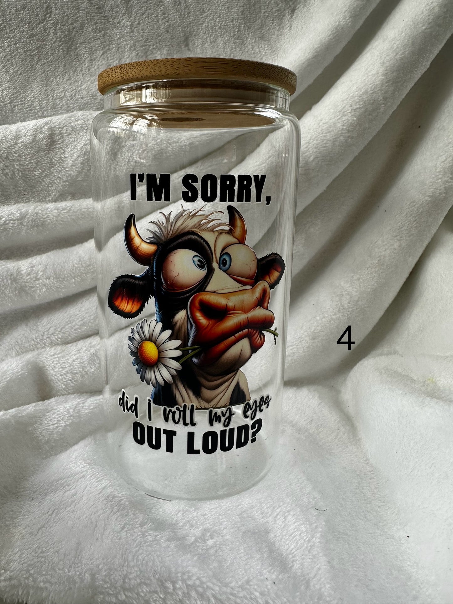 16 oz Libby Glass Can Cup