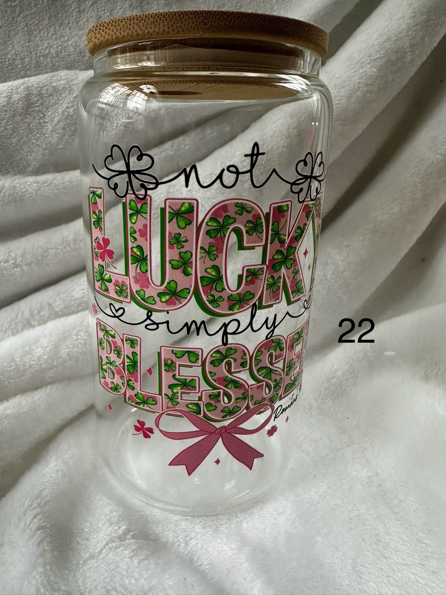 16 oz Libby Glass Can Cup