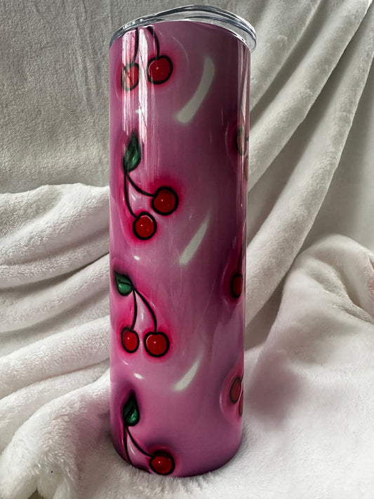 Puffy Cherries 20 oz Tumbler