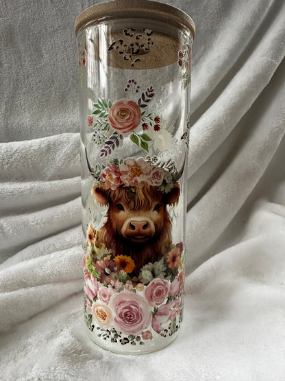 25 oz Clear Glass Straight Tumbler