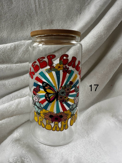 16 oz Libby Glass Can Cup