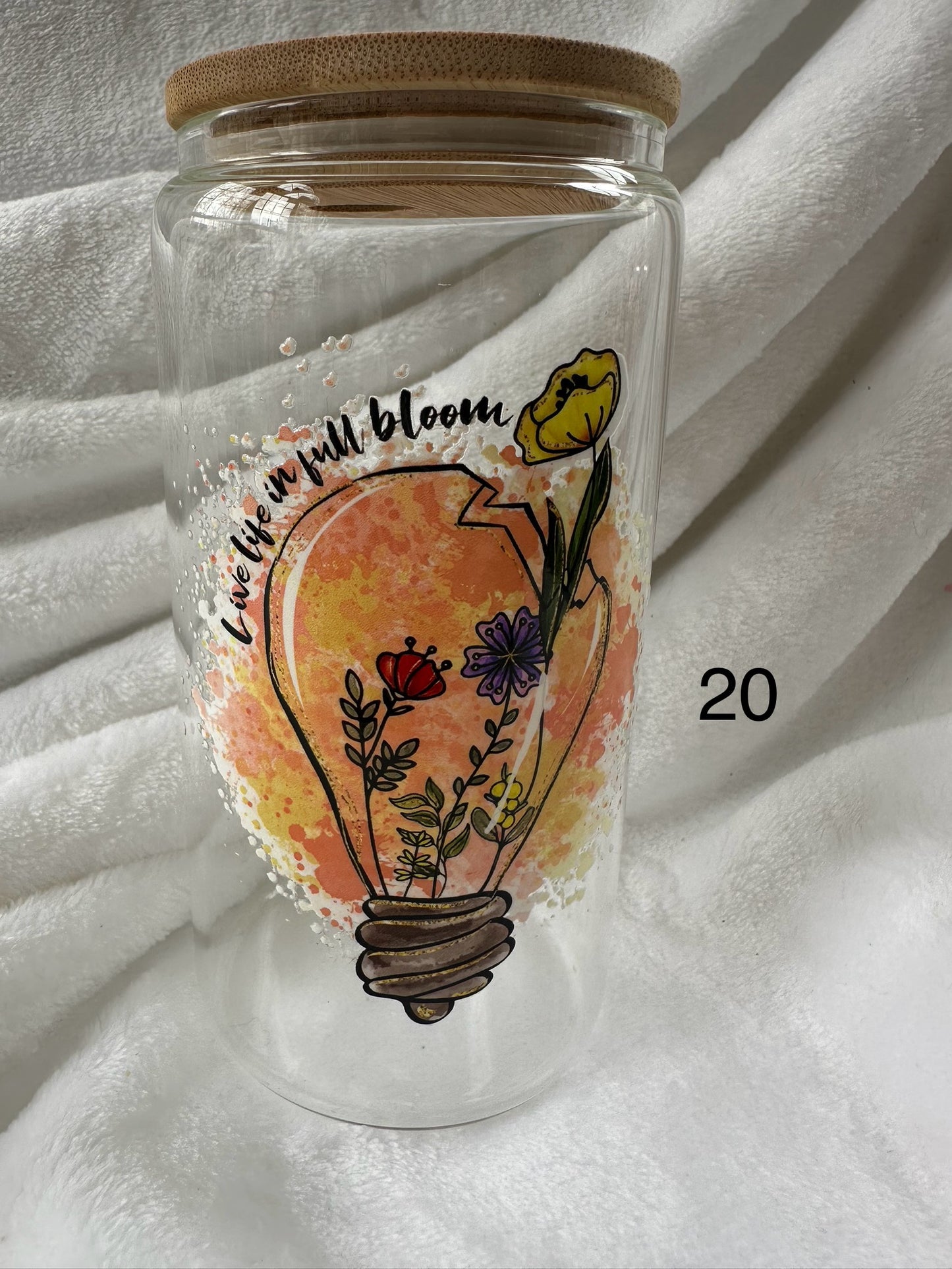 16 oz Libby Glass Can Cup