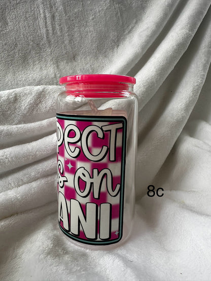 16 oz Libby Glass Can Cup