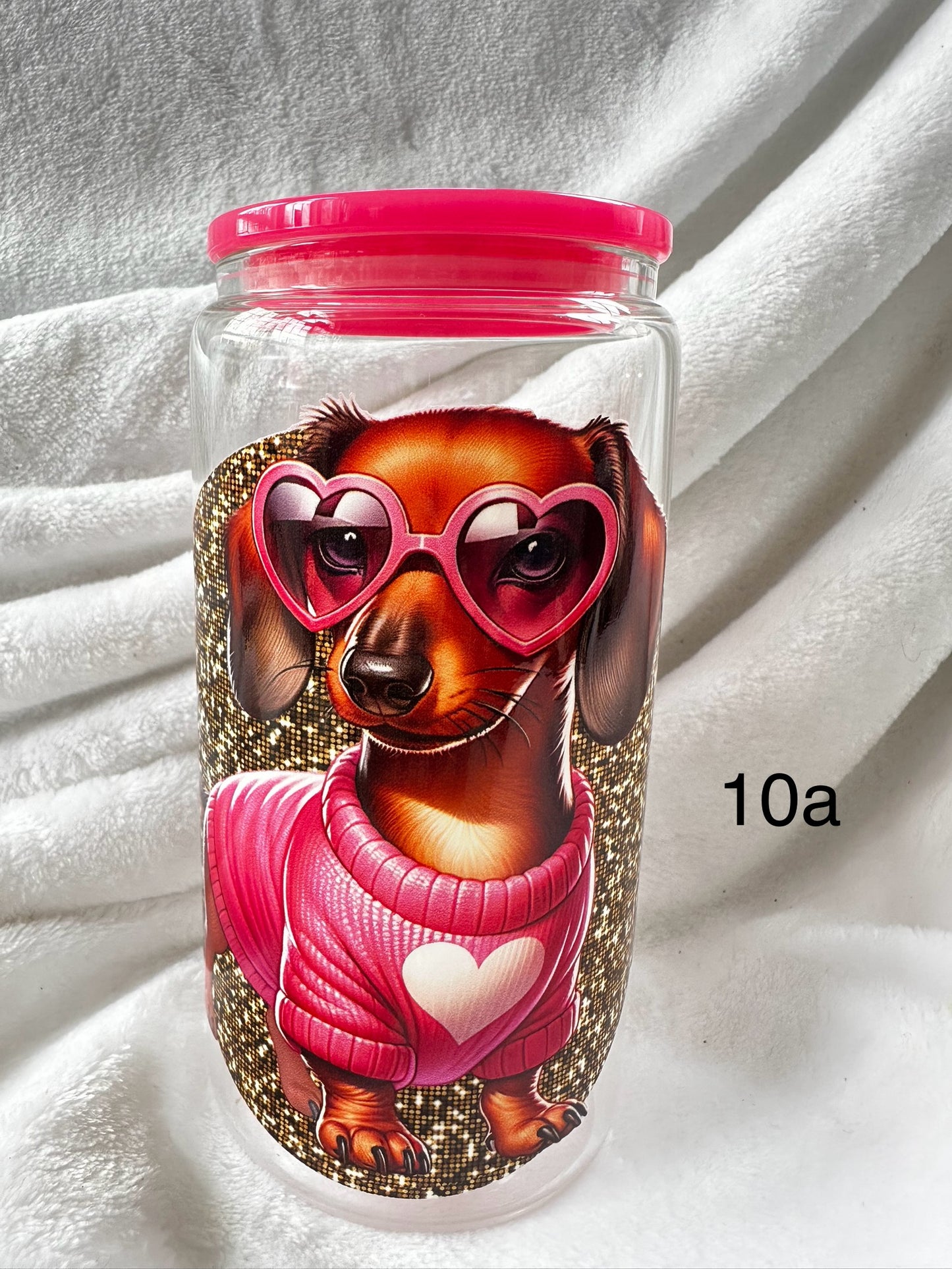 16 oz Libby Glass Can Cup