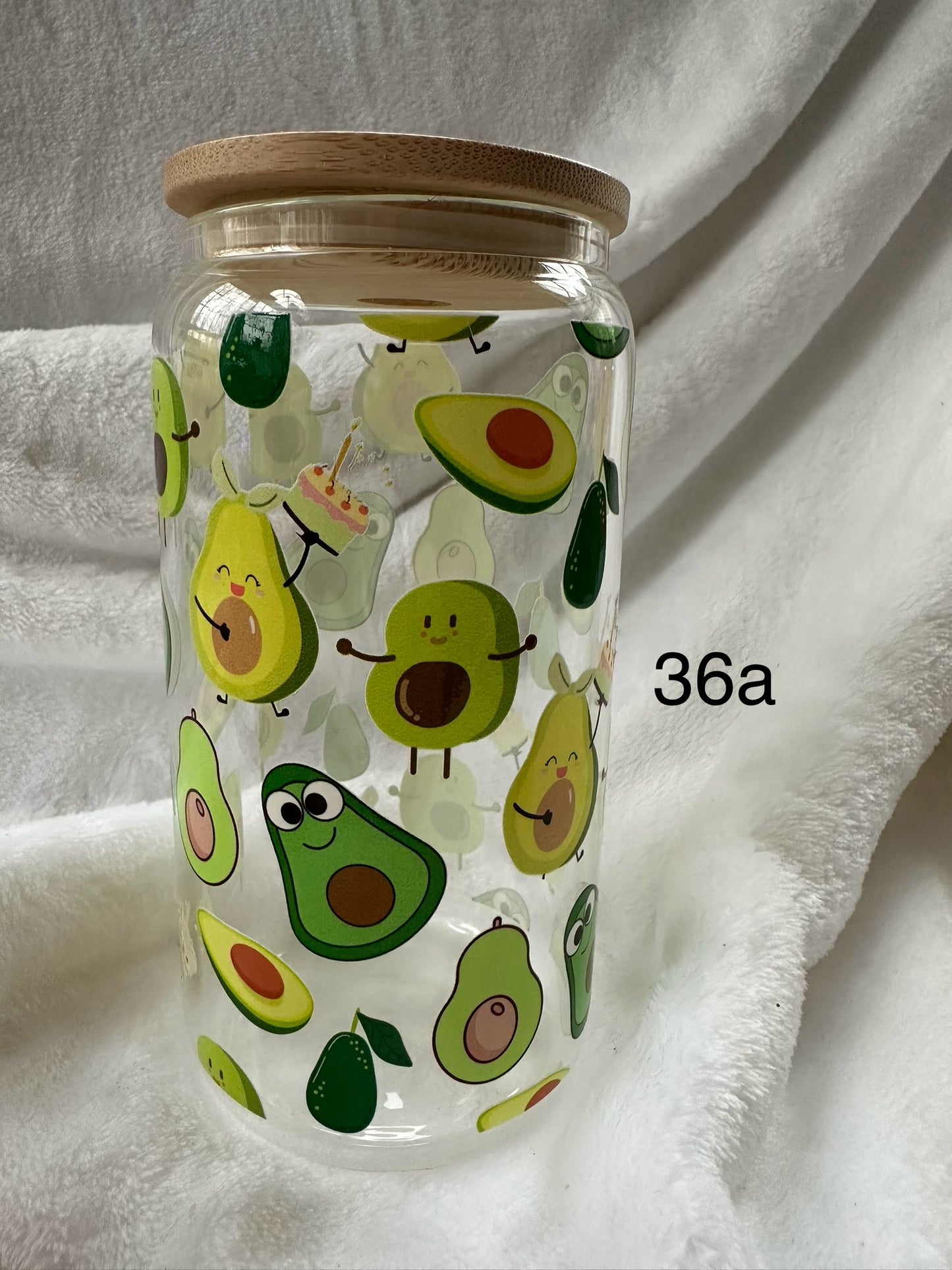 16 oz Libby Glass Can Cup