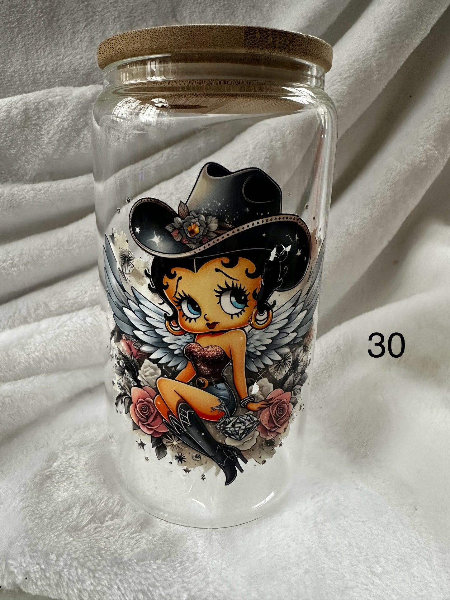 16 oz Libby Glass Can Cup