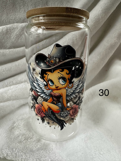 16 oz Libby Glass Can Cup