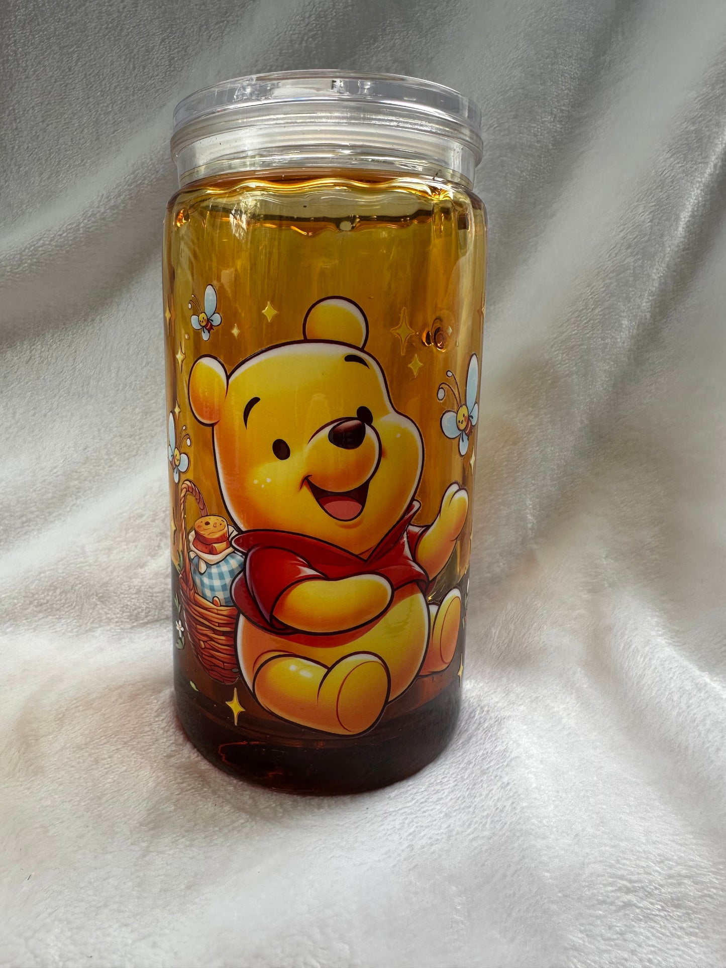 Pre-made 16 oz Snow Globe Tumblers