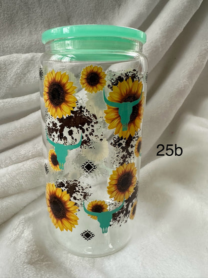 16 oz Libby Glass Can Cup