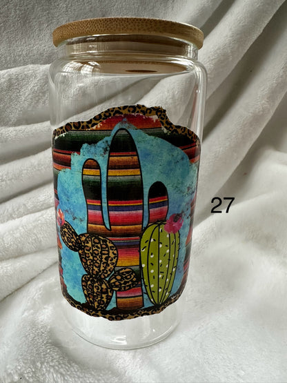 16 oz Libby Glass Can Cup