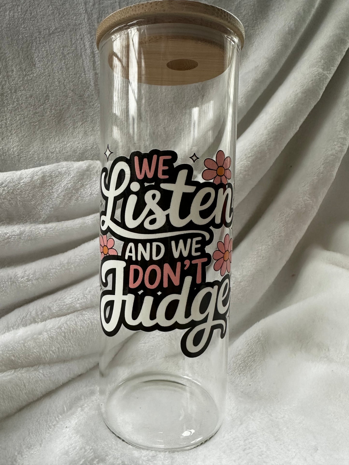 25 oz Clear Glass Straight Tumbler