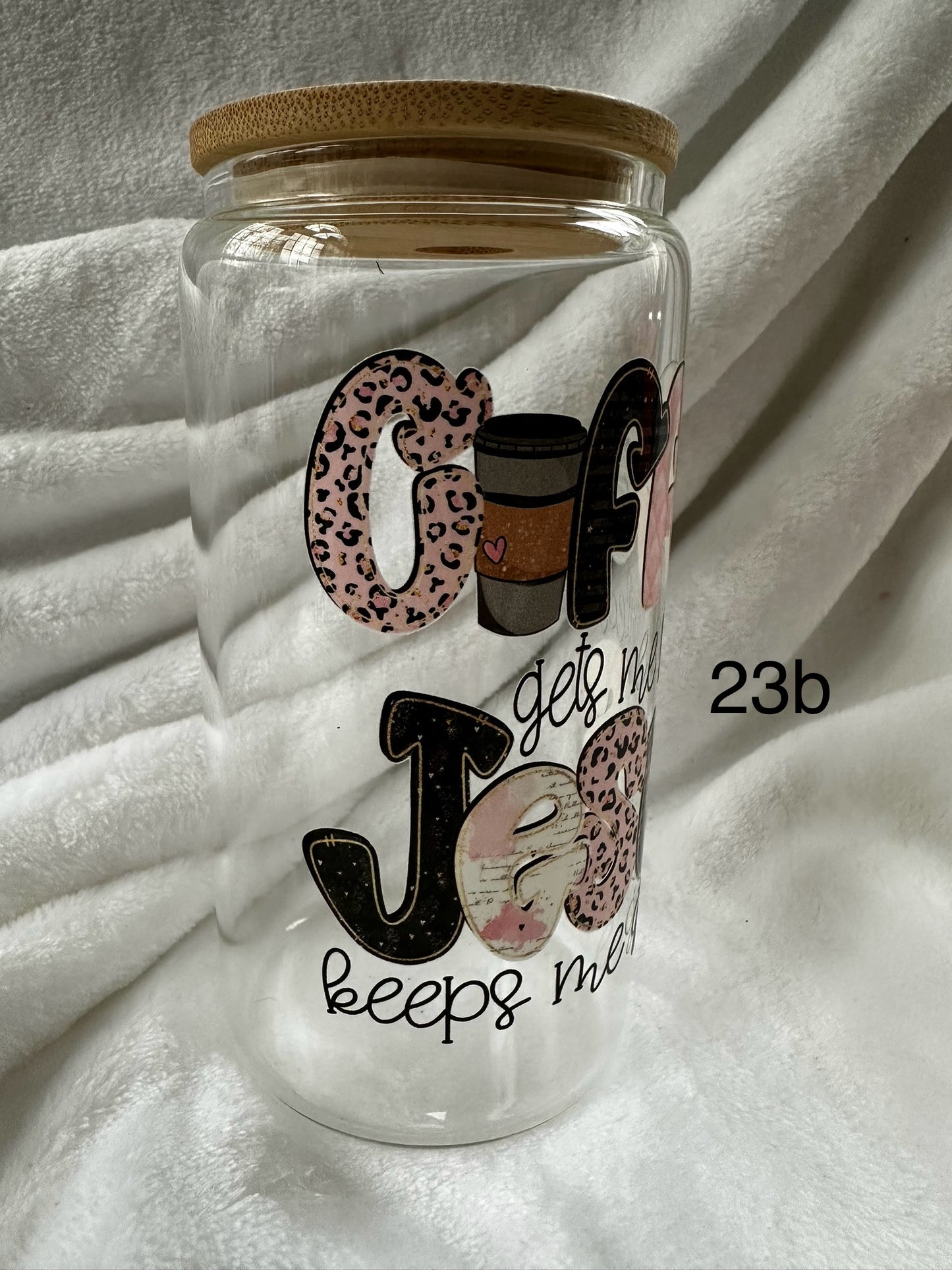 16 oz Libby Glass Can Cup