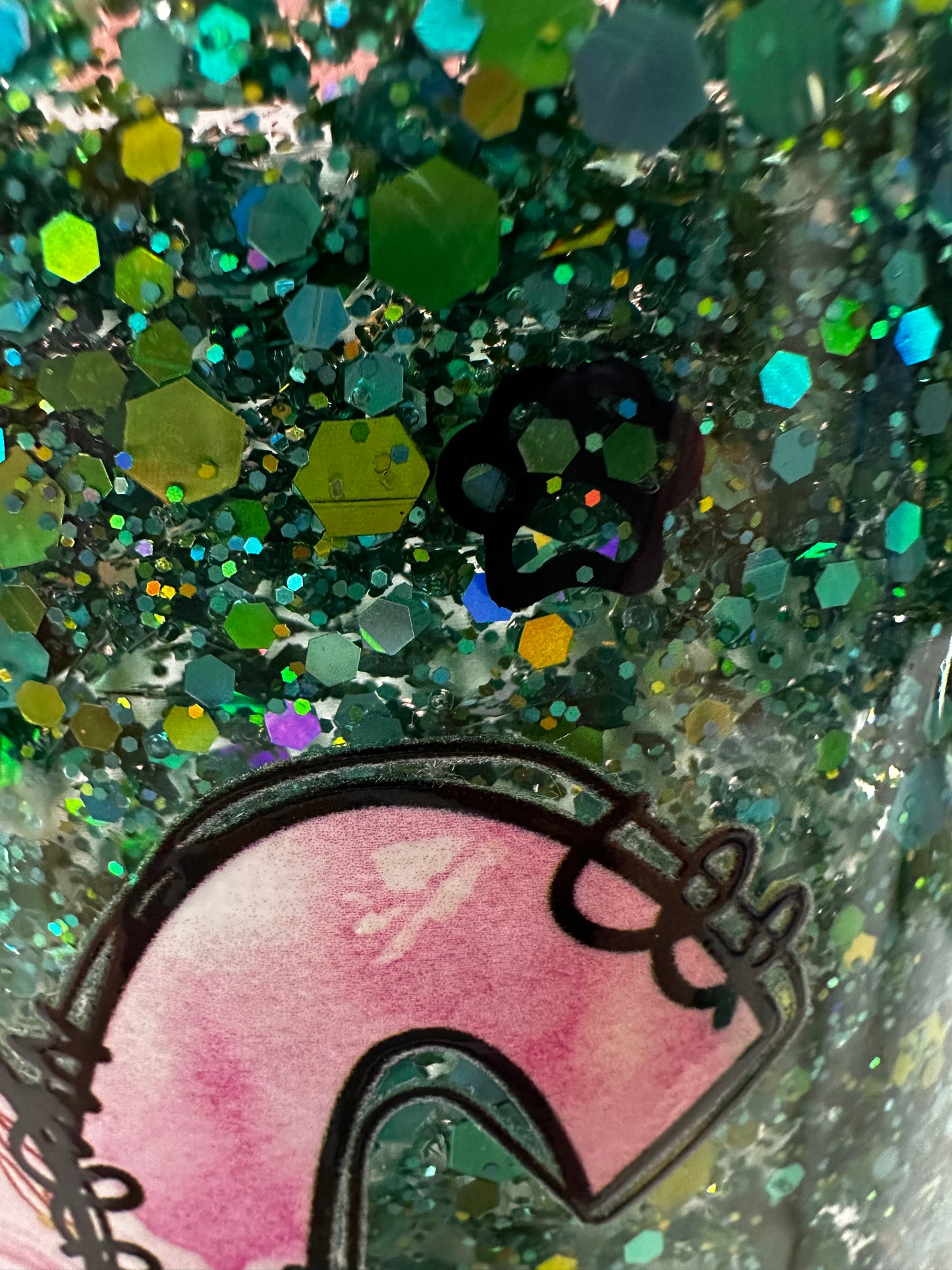 Pre-made 16 oz Snow Globe Tumblers