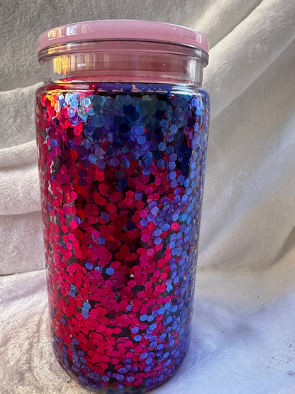 Pre-made 16 oz Snow Globe Tumblers