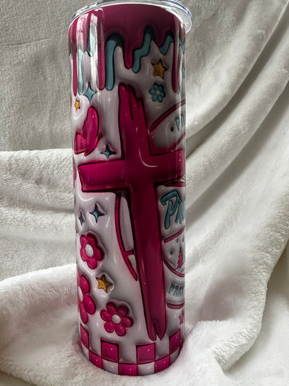 Pray On It...Over It Puffy 20oz Tumbler