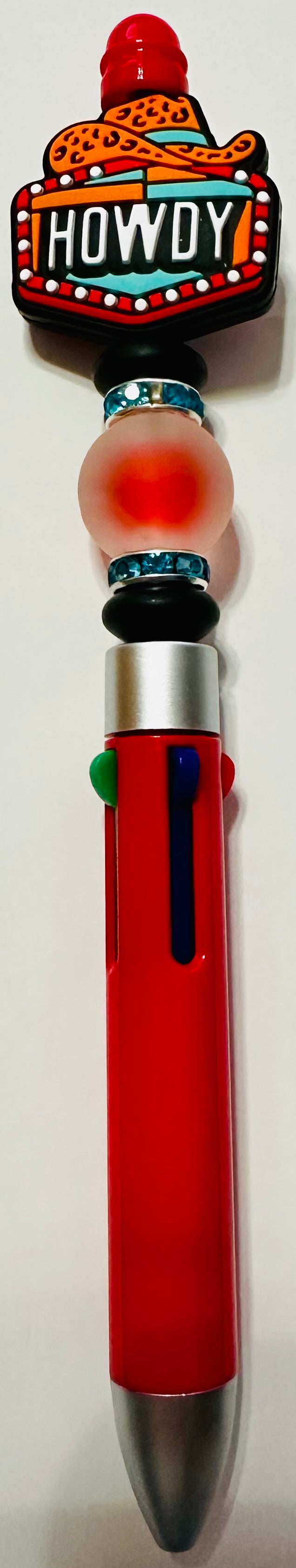 Beaded Multi-Color Pens