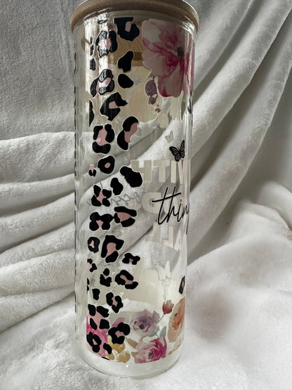 25 oz Clear Glass Straight Tumbler