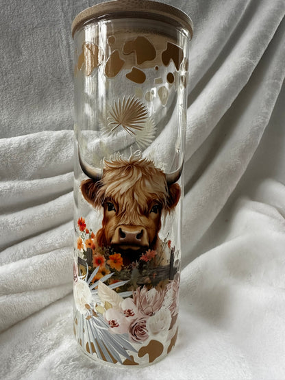 25 oz Clear Glass Straight Tumbler