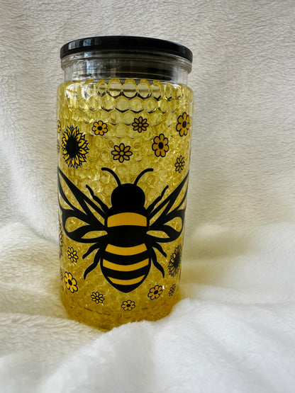 Pre-made 16 oz Snow Globe Tumblers