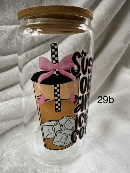 16 oz Libby Glass Can Cup