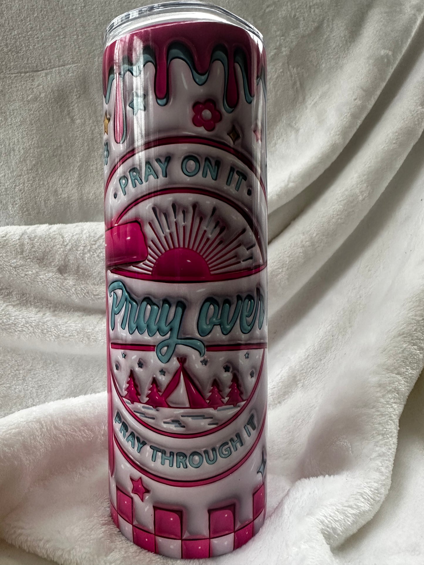 Pray On It...Over It Puffy 20oz Tumbler