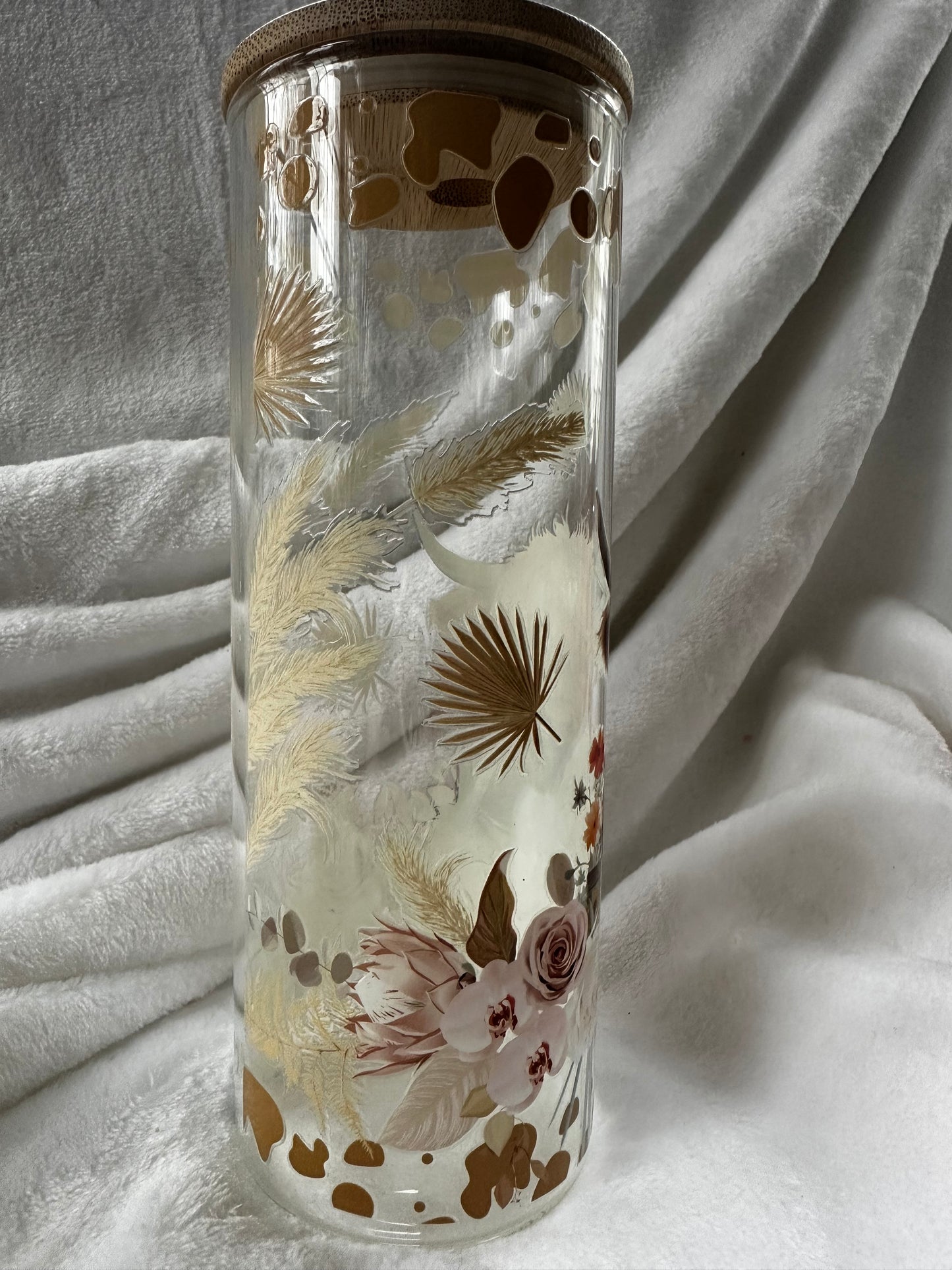 25 oz Clear Glass Straight Tumbler