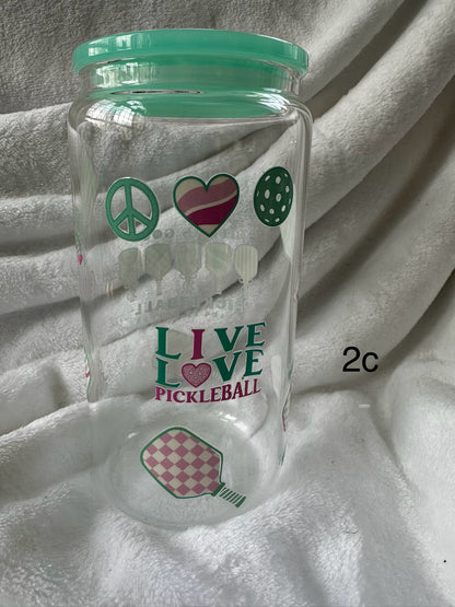 16 oz Libby Glass Can Cup