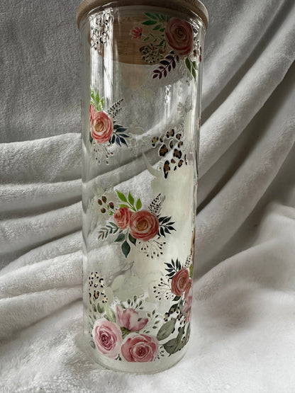 25 oz Clear Glass Straight Tumbler