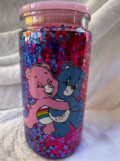 Pre-made 16 oz Snow Globe Tumblers