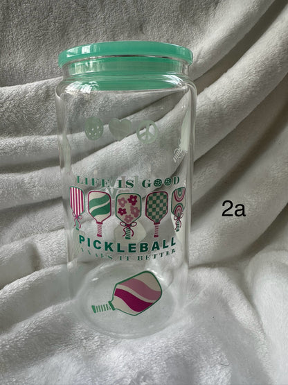 16 oz Libby Glass Can Cup