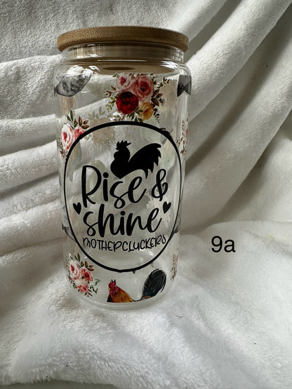 16 oz Libby Glass Can Cup