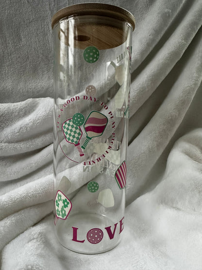 25 oz Clear Glass Straight Tumbler