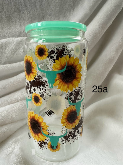 16 oz Libby Glass Can Cup