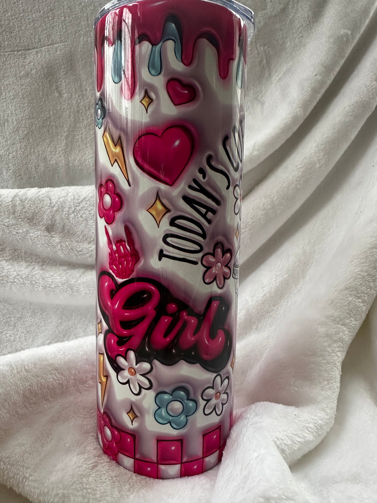 Today's Coffee is Sponsered by Girl Math Puffy 20oz Tumbler