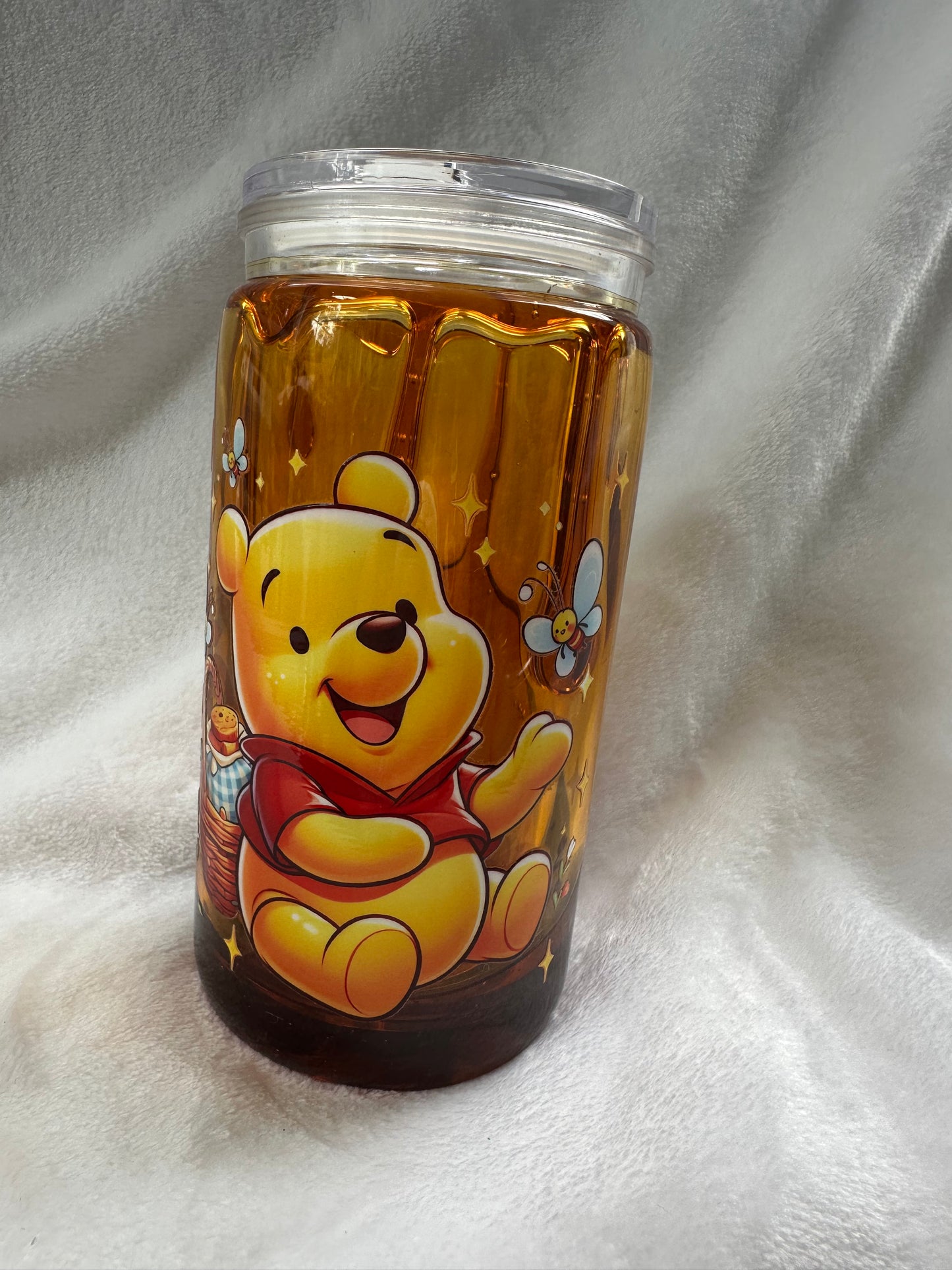 Pre-made 16 oz Snow Globe Tumblers