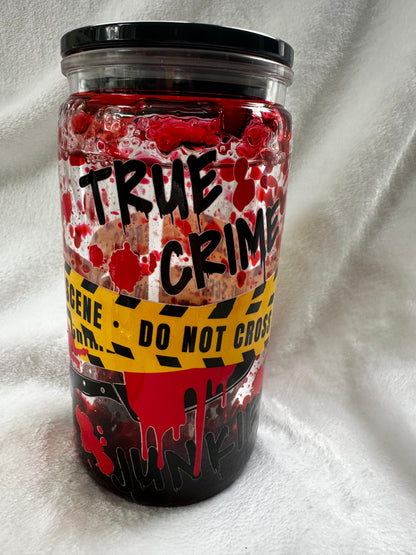 Pre-made 16 oz Snow Globe Tumblers