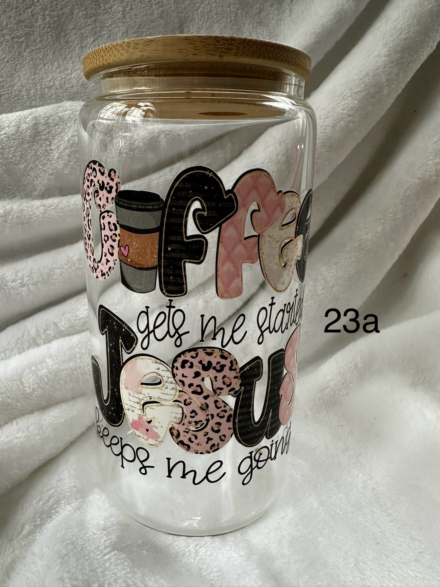 16 oz Libby Glass Can Cup