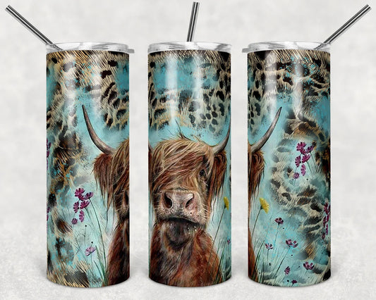 HIGHLAND COW 20 OZ TUMBLER