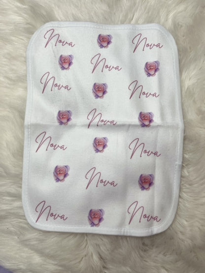 FLEECE BABY BURP CLOTHS (3 PK)